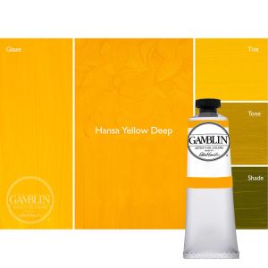 Gamblin Artist Oil Color 37ml Hansa Yellow Deep