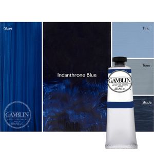 Gamblin Artist Oil Color 37ml Indanthrone Blue