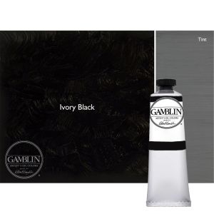 Gamblin Artist Oil Color 37ml Ivory Black
