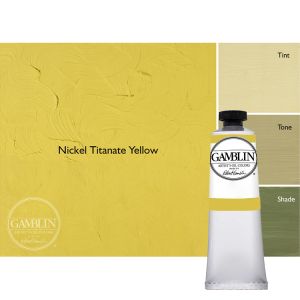 Gamblin Artist Oil Color 37ml Nickel Titanate Yellow ⚠️
