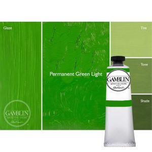 Gamblin Artist Oil Color 37ml Permanent Green Light