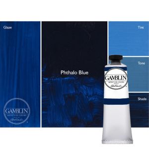 Gamblin Artist Oil Color 37ml Phthalo Blue
