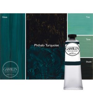 Gamblin Artist Oil Color 37ml Phthalo Turquoise