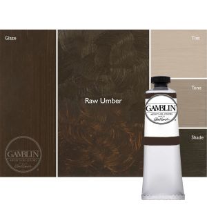 Gamblin Artist Oil Color 37ml Raw Umber