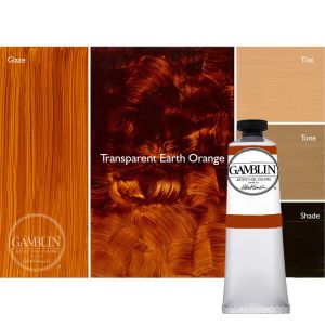 Gamblin Artist Oil Color 37ml Transparent Earth Orange