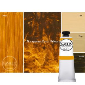 Gamblin Artist Oil Color 37ml Transparent Earth Yellow