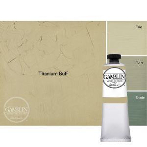 Gamblin Artist Oil Color 37ml Titanium Buff