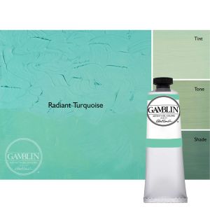 Gamblin Artist Oil Color 37ml Radiant Turquoise