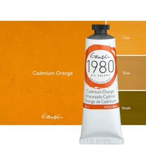 Gamblin 1980 Oil 37ml Cadmium Orange ⚠️