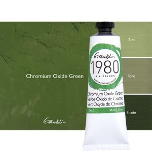 Gamblin 1980 Oil 37Ml Chromium Oxide Green
