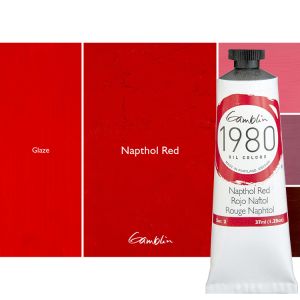 Gamblin 1980 Oil 37Ml Napthol Red