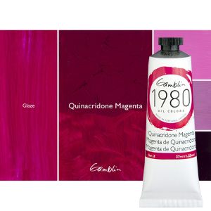 Gamblin 1980 Oil 37Ml Quinacridone Magenta