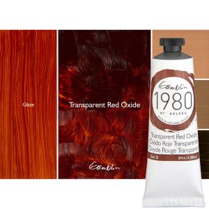 Gamblin 1980 Oil 37Ml Transparent Red Oxide
