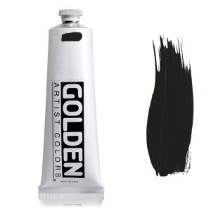 Golden Heavy Body Acrylic Carbon Black 5oz ⚠️