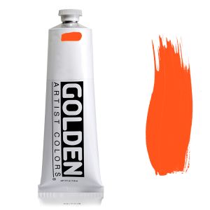 Golden Heavy Body Acrylic Pyrrole Orange 2oz