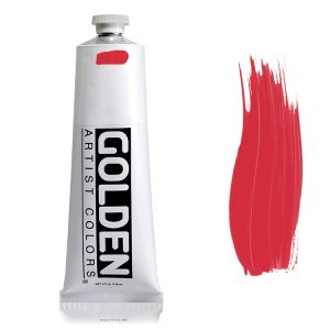 Golden Heavy Body Acrylic Cadmium Red Medium Hue 2oz