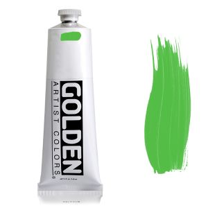 Golden Heavy Body Acrylic Light Green Yellow Shade 2oz
