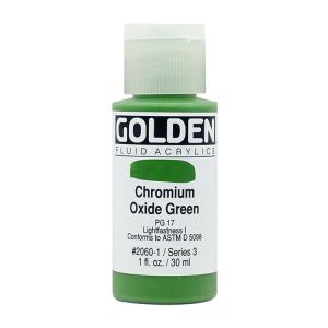 Golden Fluid Acrylic Chromium Oxide Green 1oz