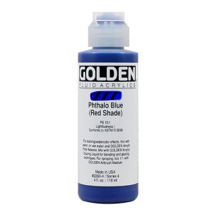 Golden Fluid Acrylic Pthalo Blue Red Shade 4oz