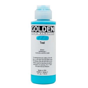 Golden Fluid Acrylic Teal 4oz