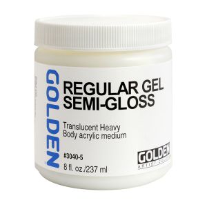 Golden Acrylic Regular Gel Semi Gloss 8oz