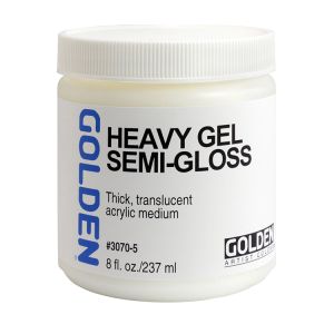 Golden Acrylic Heavy Gel Semi Gloss 8oz