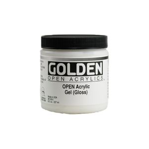 Golden Open Acrylic Gel Med Gloss 8oz