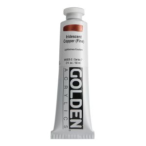 Golden Heavy Body Acrylic Iridescent Copper 2oz
