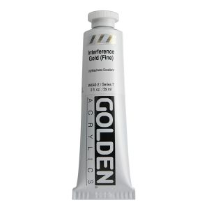 Golden Heavy Body Acrylic Interference Gold 2oz