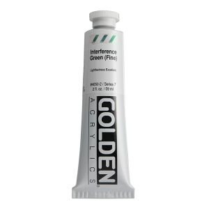 Golden Heavy Body Acrylic Interference Green 2oz
