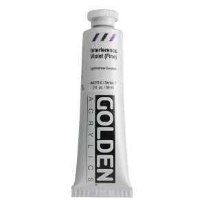 Golden Heavy Body Acrylic Interference Violet 2oz
