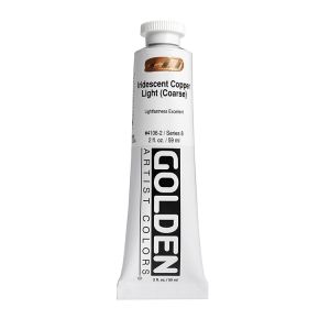 Golden Heavy Body Acrylic Iridescent Course Copper Light 2oz
