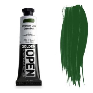 Golden Open Acrylic Chromium Oxide Green Dark 2oz