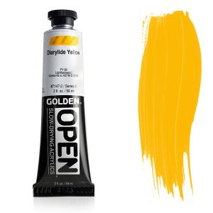 Golden Open Acrylic Diarylide Yellow 2oz