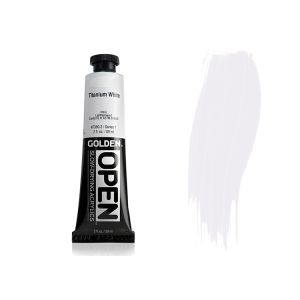 Golden Open Acrylic Titanium White 2oz