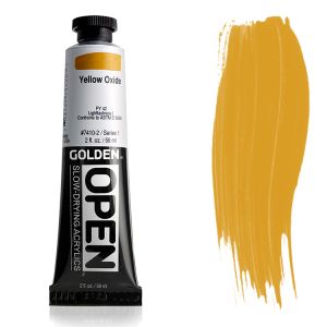 Golden Open Acrylic Yellow Oxide 2oz