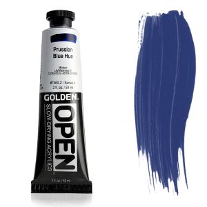 Golden Open Acrylic Prussian Blue Hue 2oz