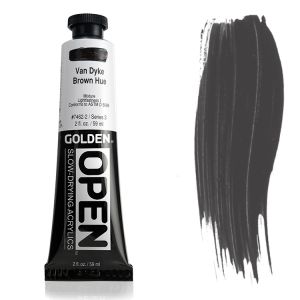 Golden Open Acrylic Van Dyke Brown Hue 2oz ⚠️