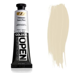 Golden Open Acrylic Iridescent Gold Fine 2oz