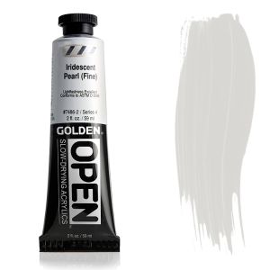 Golden Open Acrylic Iridescent Pearl Fine 2oz