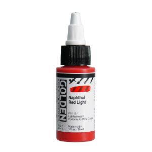 Golden High Flow Acrylic Naphthol Red Light 1oz