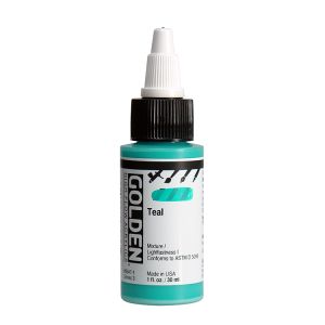 Golden High Flow Acrylic Teal 1oz
