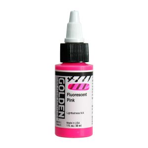 Golden High Flow Acrylic Fluorescent Pink 1oz ⚠️