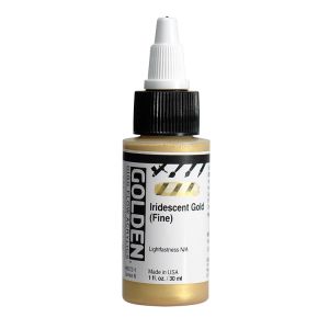 Golden High Flow Acrylic Iridescent Gold Fine 1oz