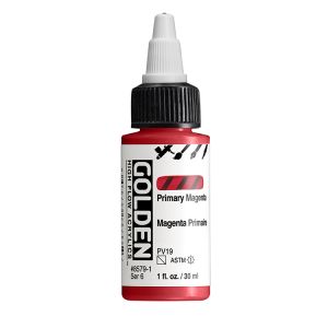 Golden High Flow Acrylic Primary Magenta 1oz
