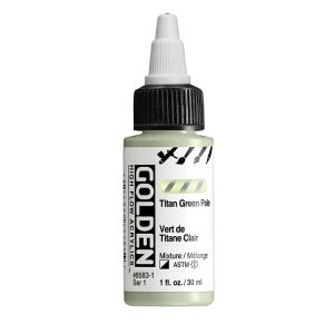Golden High Flow Acrylic Titan Green Pale 1oz