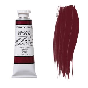 M. Graham Artist Oil Color Alizarin Crimson 1.25oz 