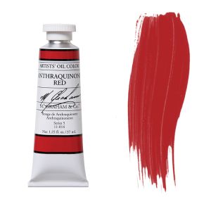M. Graham Artist Oil Color Anthraquinone Red 1.25oz 