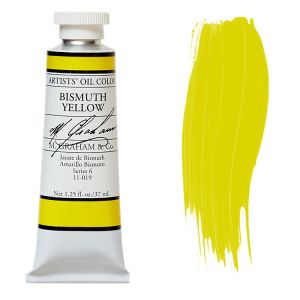 M. Graham Artist Oil Color Bismuth Yellow 1.25oz 
