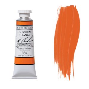M. Graham Artist Oil Color Cadmium Orange 1.25oz 